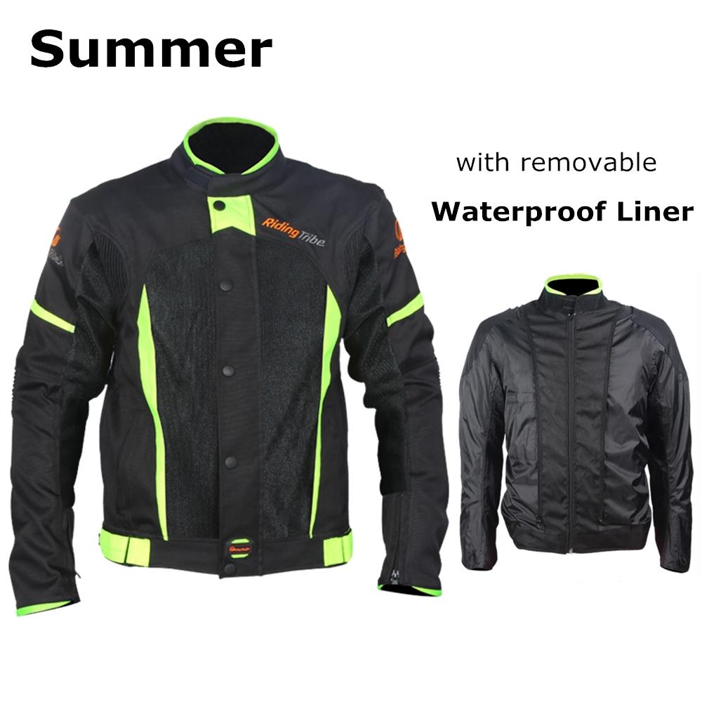 Motorcycle Jacket Summer Breathable Waterproof Raincoat Motorbike Protective Armor Riding Coat With 5pcs Pads Size M-5XL JK-37 5XL
Motorcycle Jacket Summer Breathable Waterproof Raincoat Motorbike Protective Armor Riding Coat With 5pcs Pads Size M-5XL JK-37 5XL