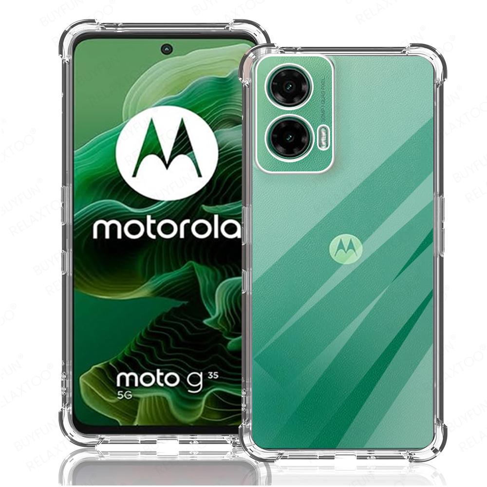 Clear Silicone Shockproof Cover Coque For Motorola Moto G35 Case Lens Protection Shell G05 G85 Edge 60 Fusion 50 Neo Edge60 Pro G35 прозорий
Clear Silicone Shockproof Cover Coque For Motorola Moto G35 Case Lens Protection Shell G05 G85 Edge 60 Fusion 50 Neo Edge60 Pro G35 прозорий