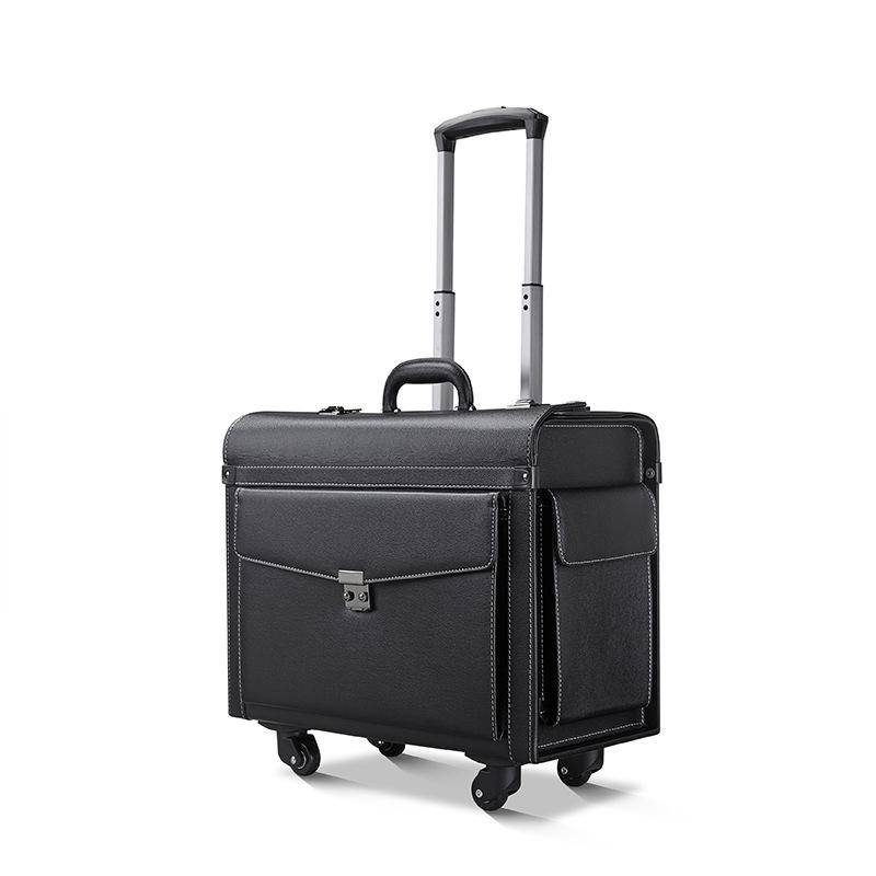 18-Inch Multi-Use Carry-On: Pull-Handle Suitcase, Flight Attendant Case, Conductor Luggage, Lawyer s Business Bag, Equipment Case, Money Box 18-inch чёрный
18-Inch Multi-Use Carry-On: Pull-Handle Suitcase, Flight Attendant Case, Conductor Luggage, Lawyer s Business Bag, Equipment Case, Money Box 18-inch чёрный