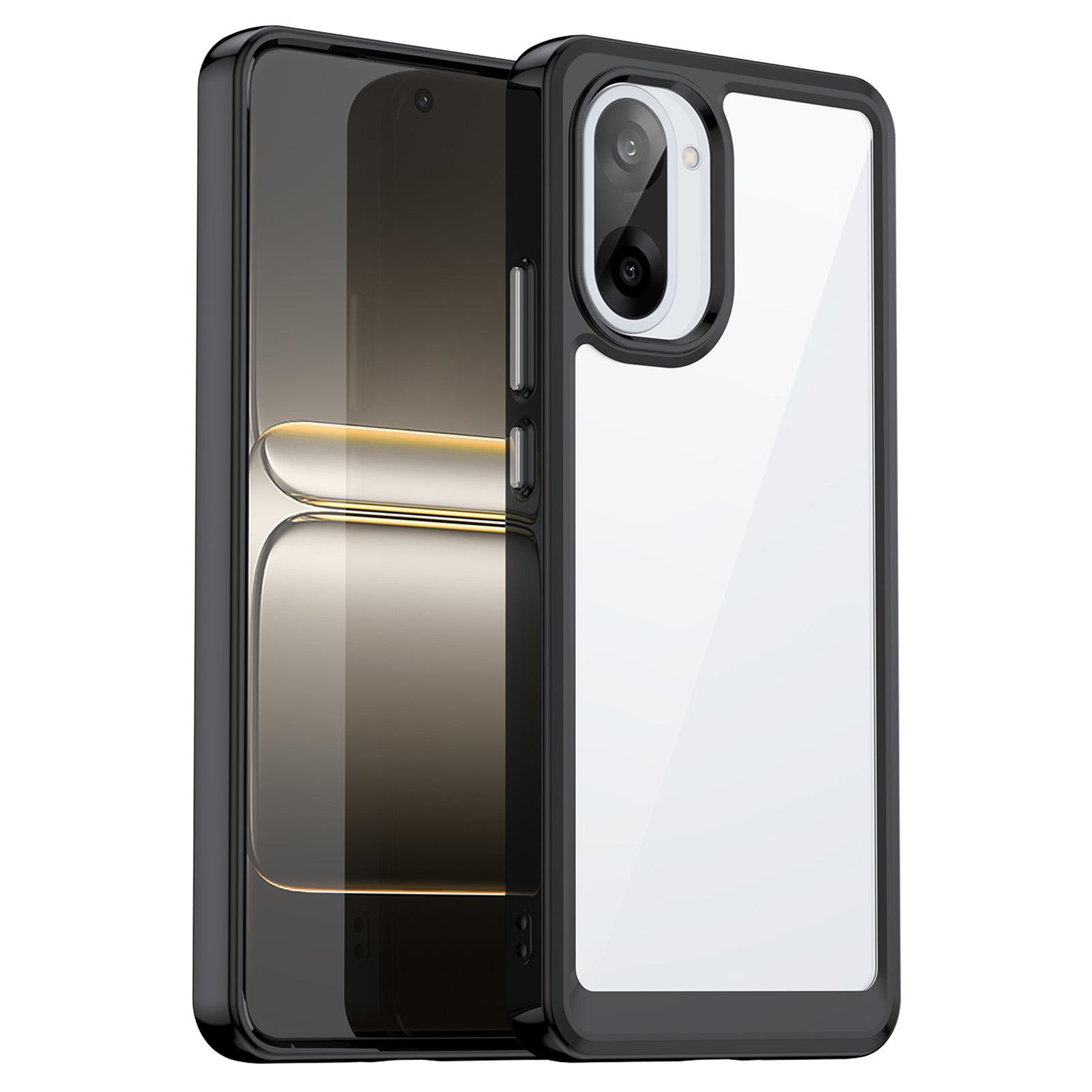 Для OnePlus Ace 5 Racing 5G/Nord CE5 5G Чехол TPU+Акрил Защитный Прозрачный Чехол для Телефона Black
Для OnePlus Ace 5 Racing 5G/Nord CE5 5G Чехол TPU+Акрил Защитный Прозрачный Чехол для Телефона Black