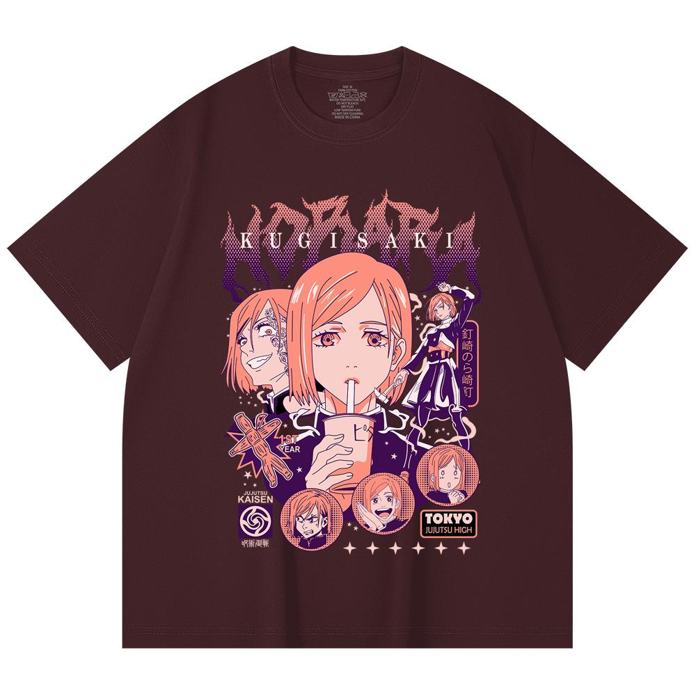 230 Gsm 100% Cotton Jujutsu Kaisen V16 Nobara Print Unisex Heavy Cotton T Shirt 2XL
230 Gsm 100% Cotton Jujutsu Kaisen V16 Nobara Print Unisex Heavy Cotton T Shirt 2XL