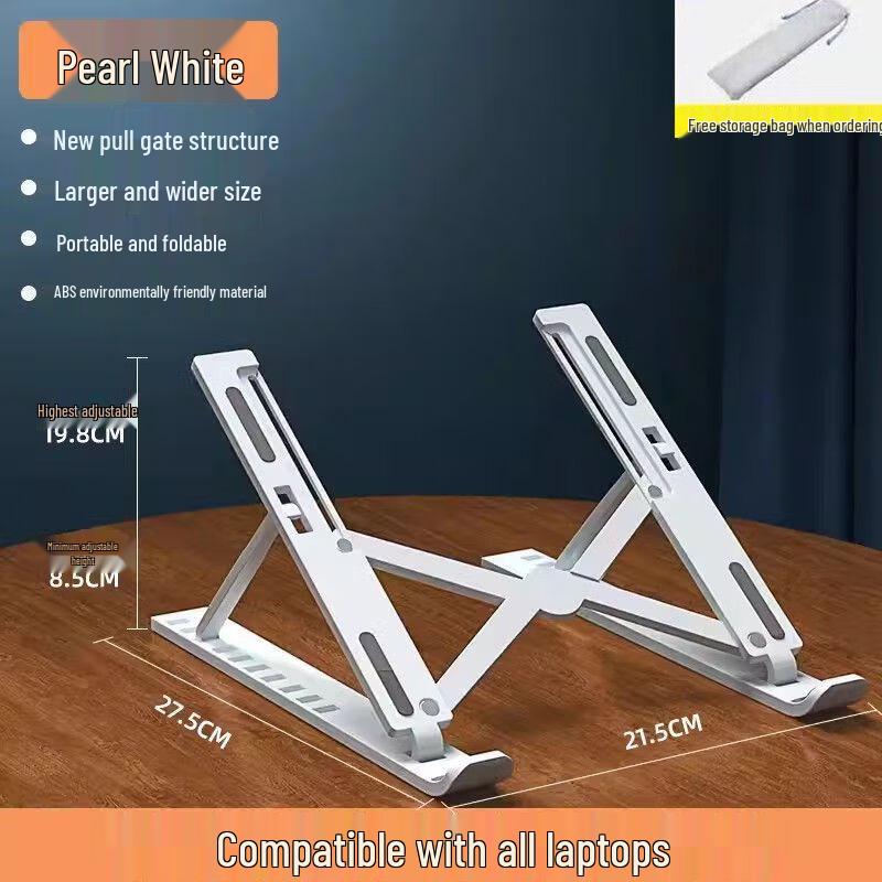 Portable Foldable Laptop Stand with 10-Level Height Adjustment
Portable Foldable Laptop Stand with 10-Level Height Adjustment