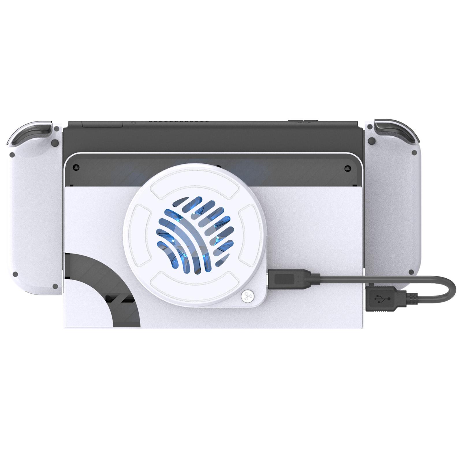 TOPWOLF For Nintendo Switch OLED Dock Cooling Fan Game Console Back Cover Cooler White
TOPWOLF For Nintendo Switch OLED Dock Cooling Fan Game Console Back Cover Cooler White