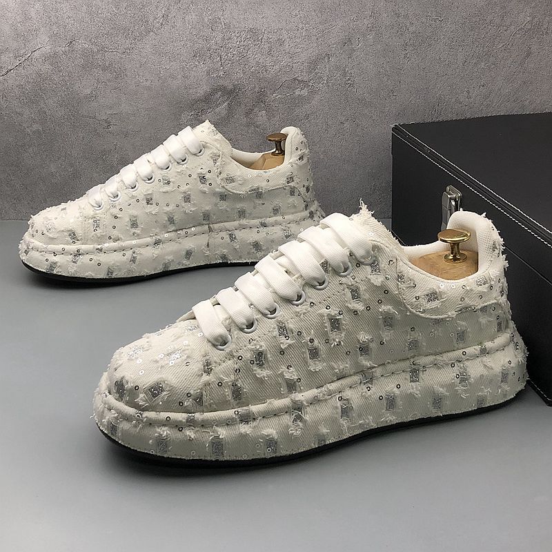 Men s Thick-soled White Shoes, Breathable Canvas Shoes, Men s Height-increasing Sneakers 39 білий
Men s Thick-soled White Shoes, Breathable Canvas Shoes, Men s Height-increasing Sneakers 39 білий