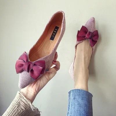 Women Flats Pointed Toe Bowknot Black Red Extra Big Size 43 44 45 46 Plus Small Size 31 32 33 Lady Flat Heel Shoes Casual Shoes 35
Women Flats Pointed Toe Bowknot Black Red Extra Big Size 43 44 45 46 Plus Small Size 31 32 33 Lady Flat Heel Shoes Casual Shoes 35