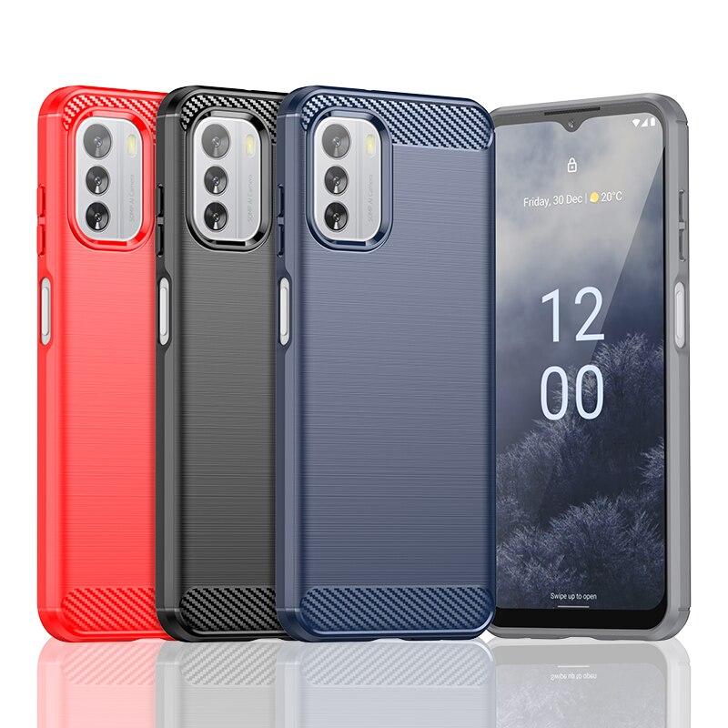 Супер роскошный чехол для Nokia G60 5G, мягкий силиконовый противоударный чехол из углеродного волокна для Nokia G60, матовый чехол для телефона из ТПУ Nokia G60 чёрный
Супер роскошный чехол для Nokia G60 5G, мягкий силиконовый противоударный чехол из углеродного волокна для Nokia G60, матовый чехол для телефона из ТПУ Nokia G60 чёрный