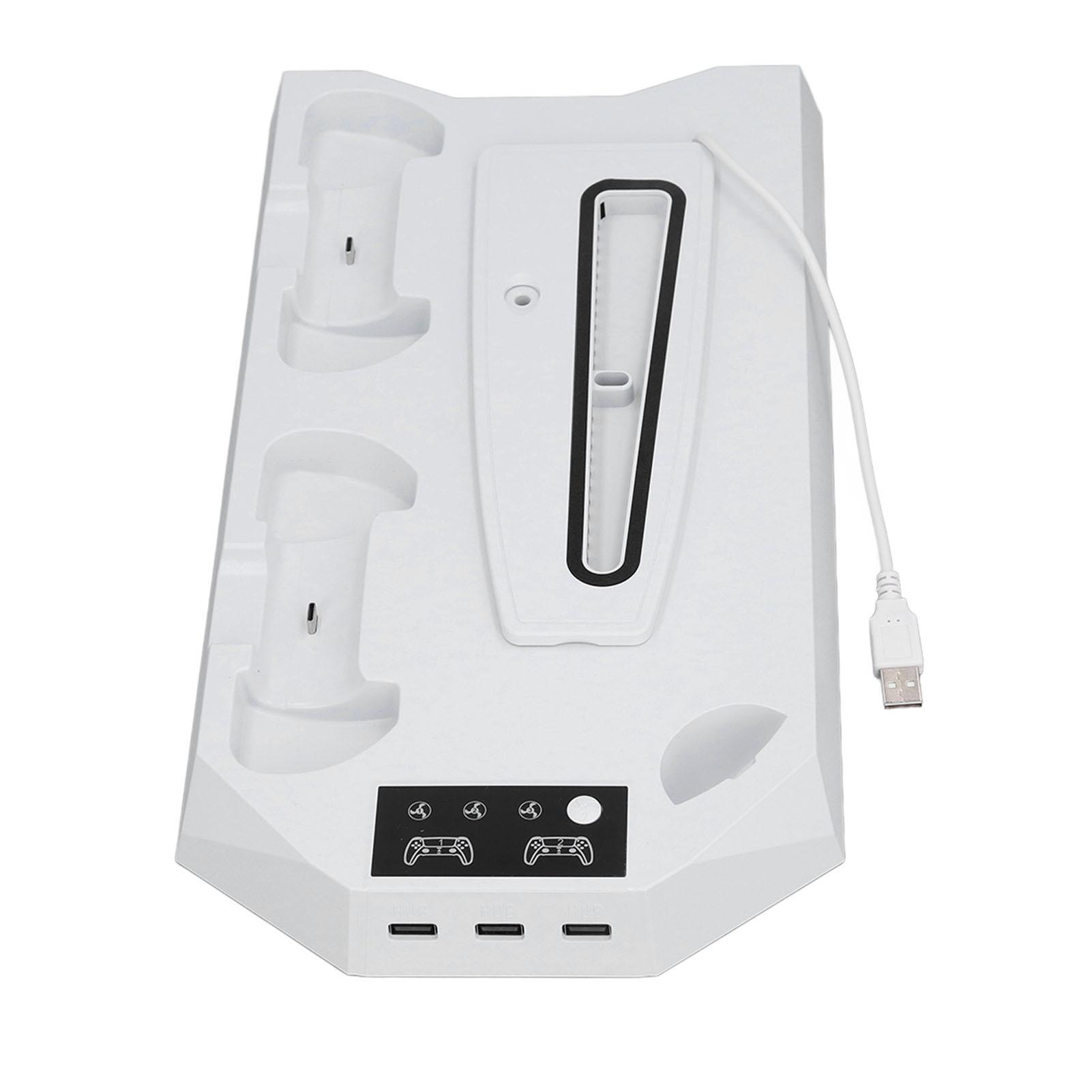 Охлаждающая подставка для консоли Quiet 3 USB Hub Dual Controller Charger Console Vertical Station для PS5 Slim белый
Охлаждающая подставка для консоли Quiet 3 USB Hub Dual Controller Charger Console Vertical Station для PS5 Slim белый