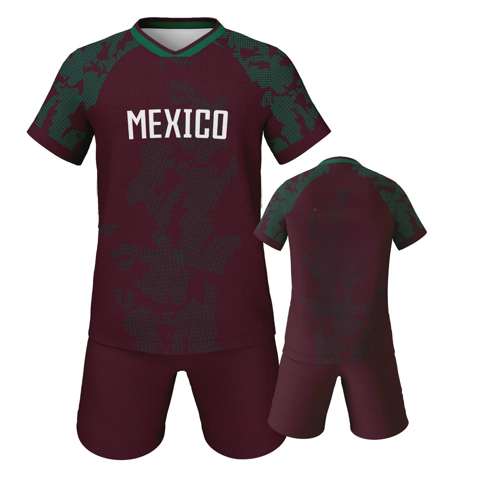 Mexico Soccer Jersey Kit Youth Football Training Uniform Football Team Shirt Fans Gift 3XL
Mexico Soccer Jersey Kit Youth Football Training Uniform Football Team Shirt Fans Gift 3XL