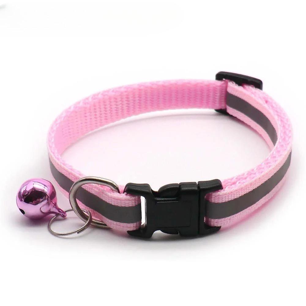 1PC Reflective Adjustable Cats And Small Dogs Collars With Bells, High Visibility Safety Design, For Cats & Small Dogs Daily Use рожевий
1PC Reflective Adjustable Cats And Small Dogs Collars With Bells, High Visibility Safety Design, For Cats & Small Dogs Daily Use рожевий