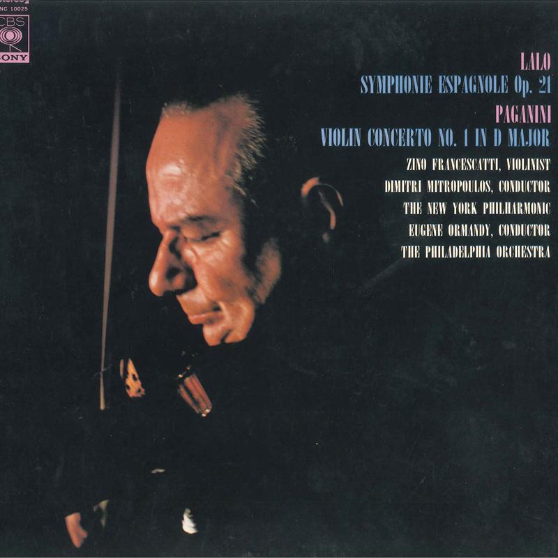 LP Record ZINO FRANCESCATTI, DIMITRI MITROPOU - Lalo: Symphonie Espagnole Op.21 / P SONC10025 CBS SONY Japan Classical Used
LP Record ZINO FRANCESCATTI, DIMITRI MITROPOU - Lalo: Symphonie Espagnole Op.21 / P SONC10025 CBS SONY Japan Classical Used
