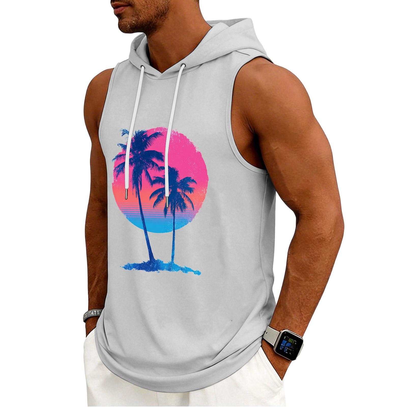 Men s Tank Top Gym Sleeveless Hoodie Shirt Washed Sports Muscle Shirts Fitness Vest With Hood XL білий
Men s Tank Top Gym Sleeveless Hoodie Shirt Washed Sports Muscle Shirts Fitness Vest With Hood XL білий