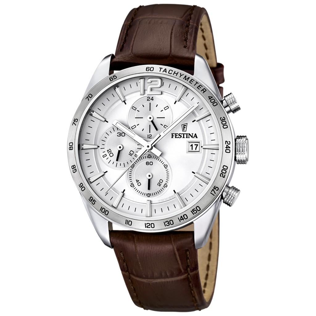 Festina Timeless хронограф с кожаным ремешком и серебряным циферблатом, кварцевые мужские часы F16760-1 серебряный
Festina Timeless хронограф с кожаным ремешком и серебряным циферблатом, кварцевые мужские часы F16760-1 серебряный