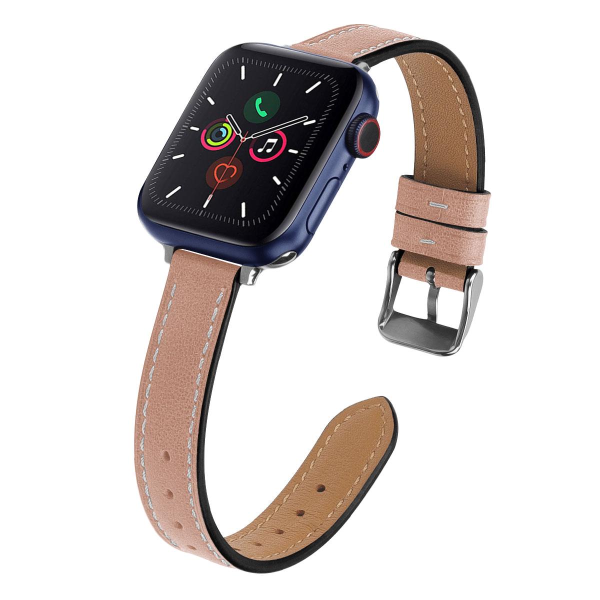 Retro Genuine Leather Narrow Wrist Strap Adjustable Watch Band for Apple Watch Series 10 42mm/9 8 7 41mm/6 5 4 SE SE (2022) SE (2023) 40mm/3 2 1 38mm Light Pink
Retro Genuine Leather Narrow Wrist Strap Adjustable Watch Band for Apple Watch Series 10 42mm/9 8 7 41mm/6 5 4 SE SE (2022) SE (2023) 40mm/3 2 1 38mm Light Pink