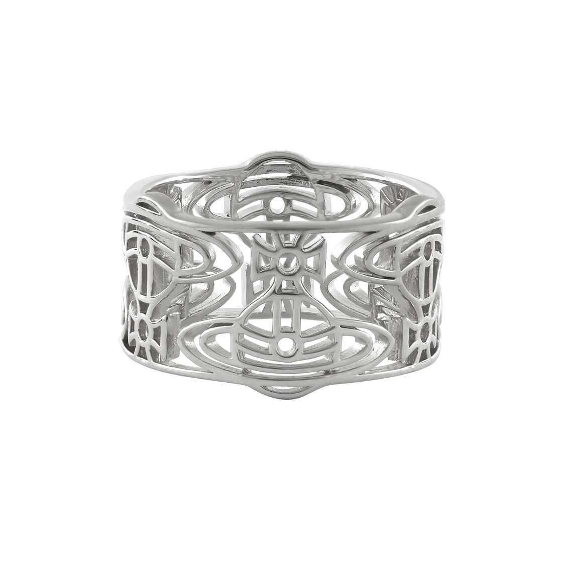 Vivienne Westwood Hollow Style Recycled Silver Ring Men rings 6401000901P019 M
Vivienne Westwood Hollow Style Recycled Silver Ring Men rings 6401000901P019 M