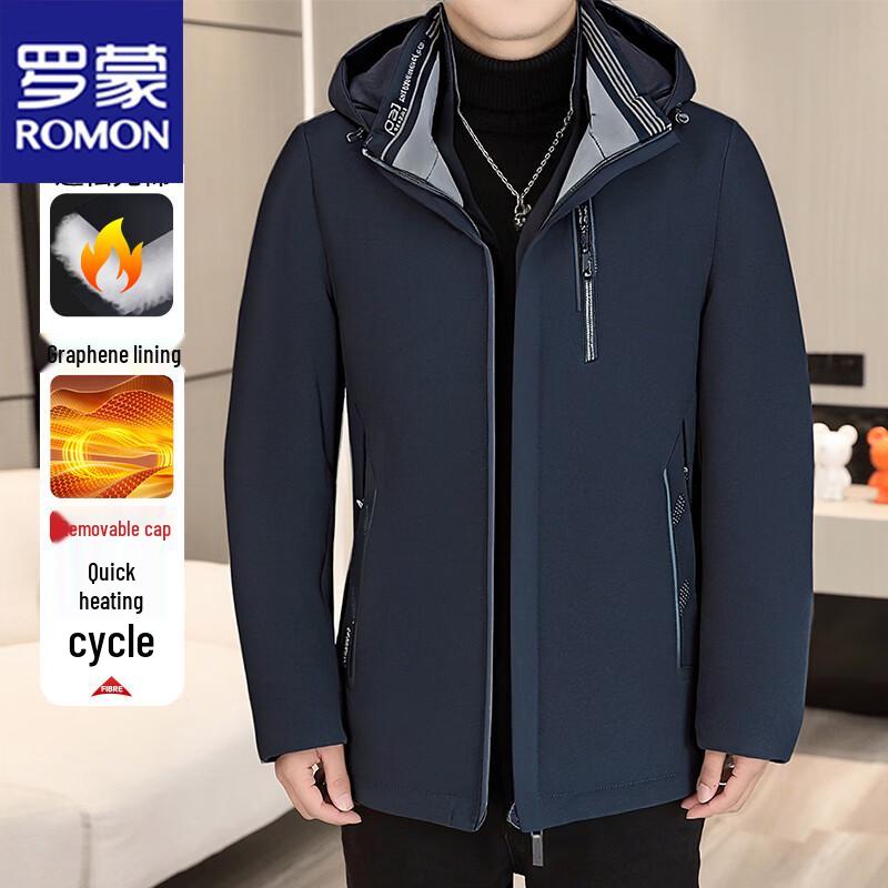 ROMON Men s Winter Detachable Hood Cotton Padded Jacket 3XL
ROMON Men s Winter Detachable Hood Cotton Padded Jacket 3XL