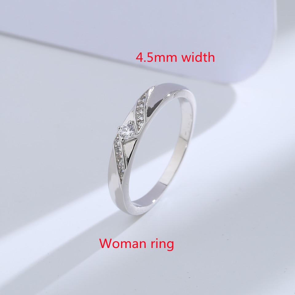Buyee 925 Sterling Silver Couples Ring Sets White Zircon Simple Ring Finger for Woman Men Fashion Wedding Fine Jewelry Circle 10
Buyee 925 Sterling Silver Couples Ring Sets White Zircon Simple Ring Finger for Woman Men Fashion Wedding Fine Jewelry Circle 10
