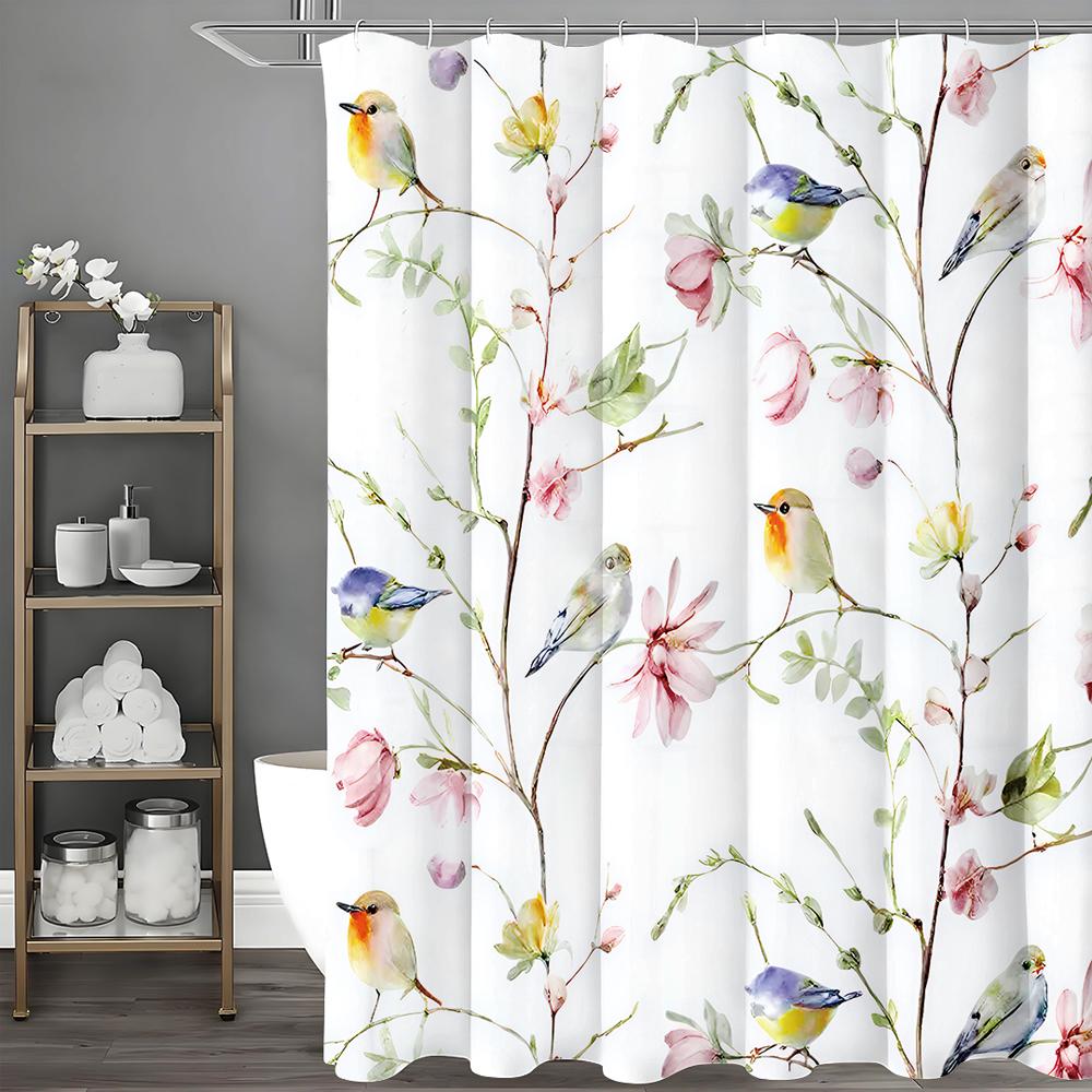 Дерево Цветок Лист Птица Шторка для душа, Декоративная шторка для душа для ванной, Водонепроницаемая шторка для душа с крючками 200*180cm
Дерево Цветок Лист Птица Шторка для душа, Декоративная шторка для душа для ванной, Водонепроницаемая шторка для душа с крючками 200*180cm