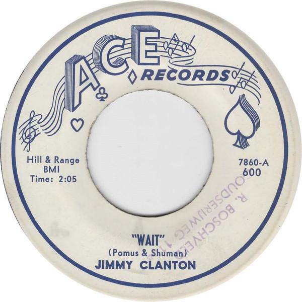 7inch Record JIMMY CLANTON - Wait / Come Back 7860 Ace Records 1960 US Rock Used
7inch Record JIMMY CLANTON - Wait / Come Back 7860 Ace Records 1960 US Rock Used