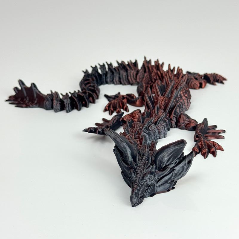 3D Printed Flame Dragon Toy Joint Movable Simulation Cool Dragon Model Home Decor Office Ornaments Creative Collection Gifts
3D Printed Flame Dragon Toy Joint Movable Simulation Cool Dragon Model Home Decor Office Ornaments Creative Collection Gifts