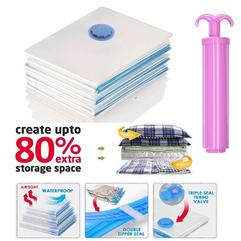 Vacuum Storage Bags For Clothes Pillows Bedding Blanket More Space Save Compression Travel Bags Bedding Home Organizer 4pcs 30x40cm
Vacuum Storage Bags For Clothes Pillows Bedding Blanket More Space Save Compression Travel Bags Bedding Home Organizer 4pcs 30x40cm