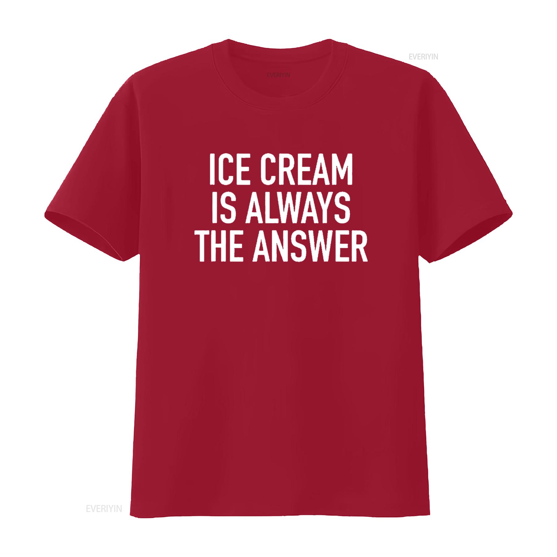 Ice Cream Is Always The Answer Funny Quote Womens T Shirt Black 2XL vintage Washed Stretched Versatile fashion S
Ice Cream Is Always The Answer Funny Quote Womens T Shirt Black 2XL vintage Washed Stretched Versatile fashion S