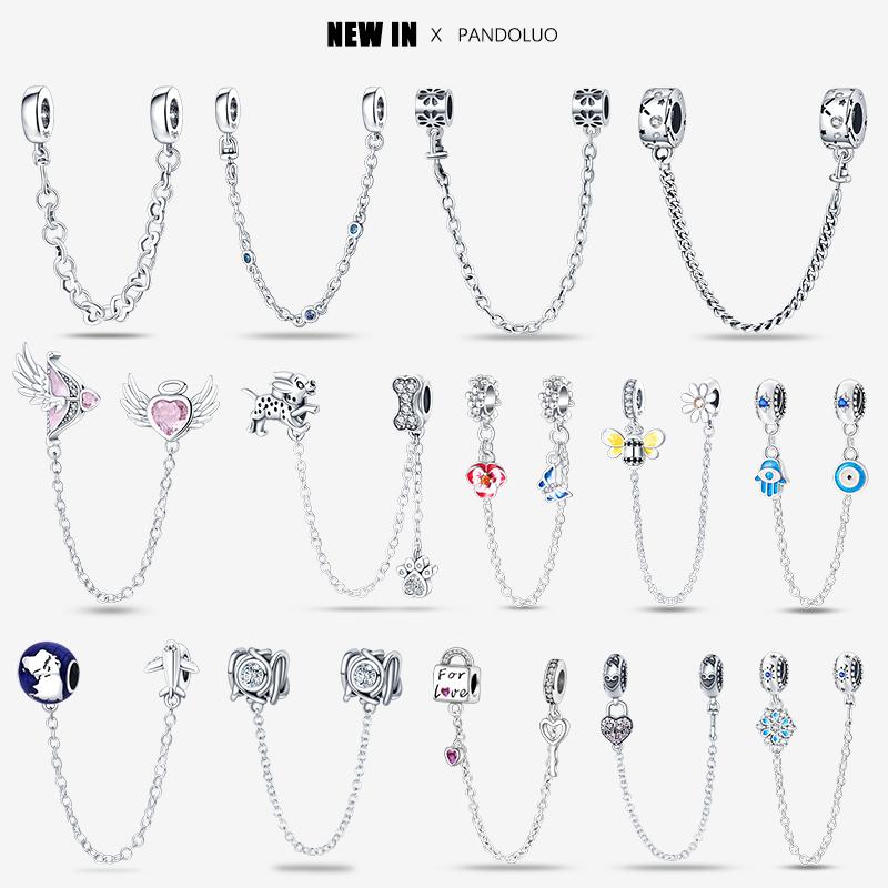 New in Original Style Animal Dog And Bee Safety Chain Fits Bracelet For Women Silver Jewelry Party Birthday Gift
New in Original Style Animal Dog And Bee Safety Chain Fits Bracelet For Women Silver Jewelry Party Birthday Gift