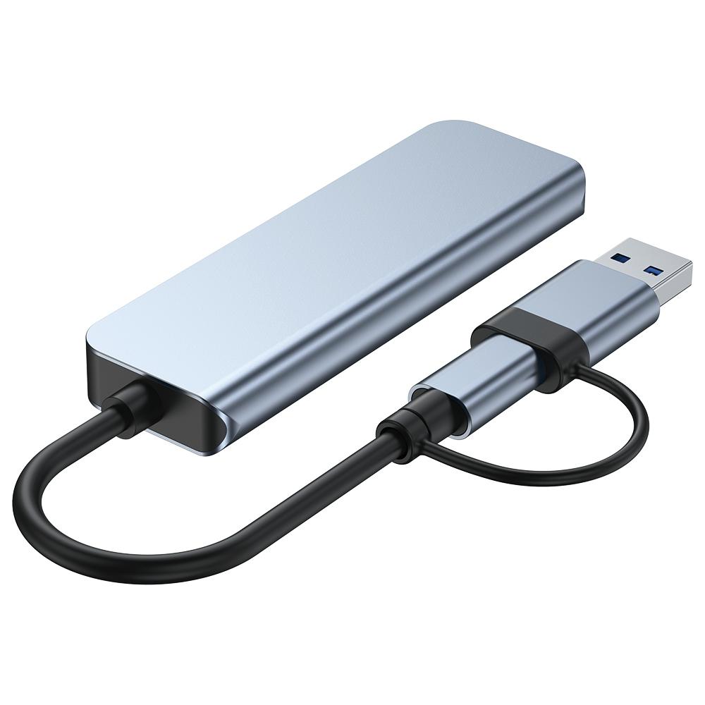 2013TU3 USB3.0/Type-C Splitter 4 USB3.0 Ports USB Hub 4-in-1 Phone Laptop Computer Adapter As Shown A
2013TU3 USB3.0/Type-C Splitter 4 USB3.0 Ports USB Hub 4-in-1 Phone Laptop Computer Adapter As Shown A