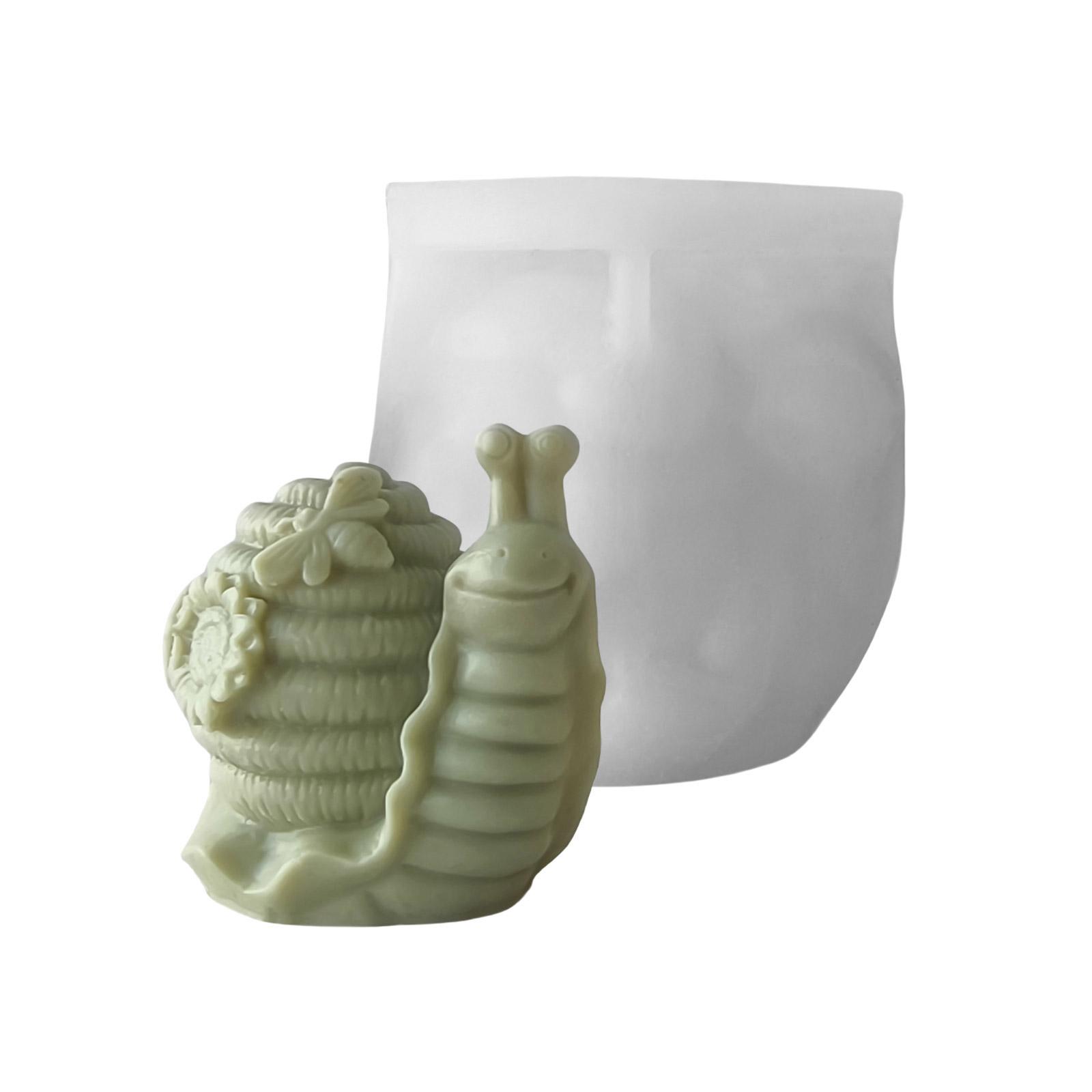 Форма в форме черепахи-улитки, силиконовая форма для изготовления свечей и мыла, термостойкая форма для ароматерапии 5095