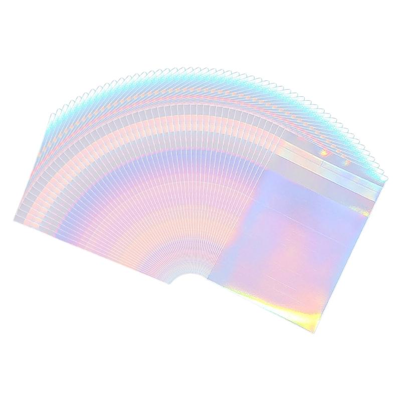 50pcs Sealed Poly Mailers Rainbow Foils Envelopes Self Adhesive Bags For Sturdy And Waterproof Gift Packaging
50pcs Sealed Poly Mailers Rainbow Foils Envelopes Self Adhesive Bags For Sturdy And Waterproof Gift Packaging