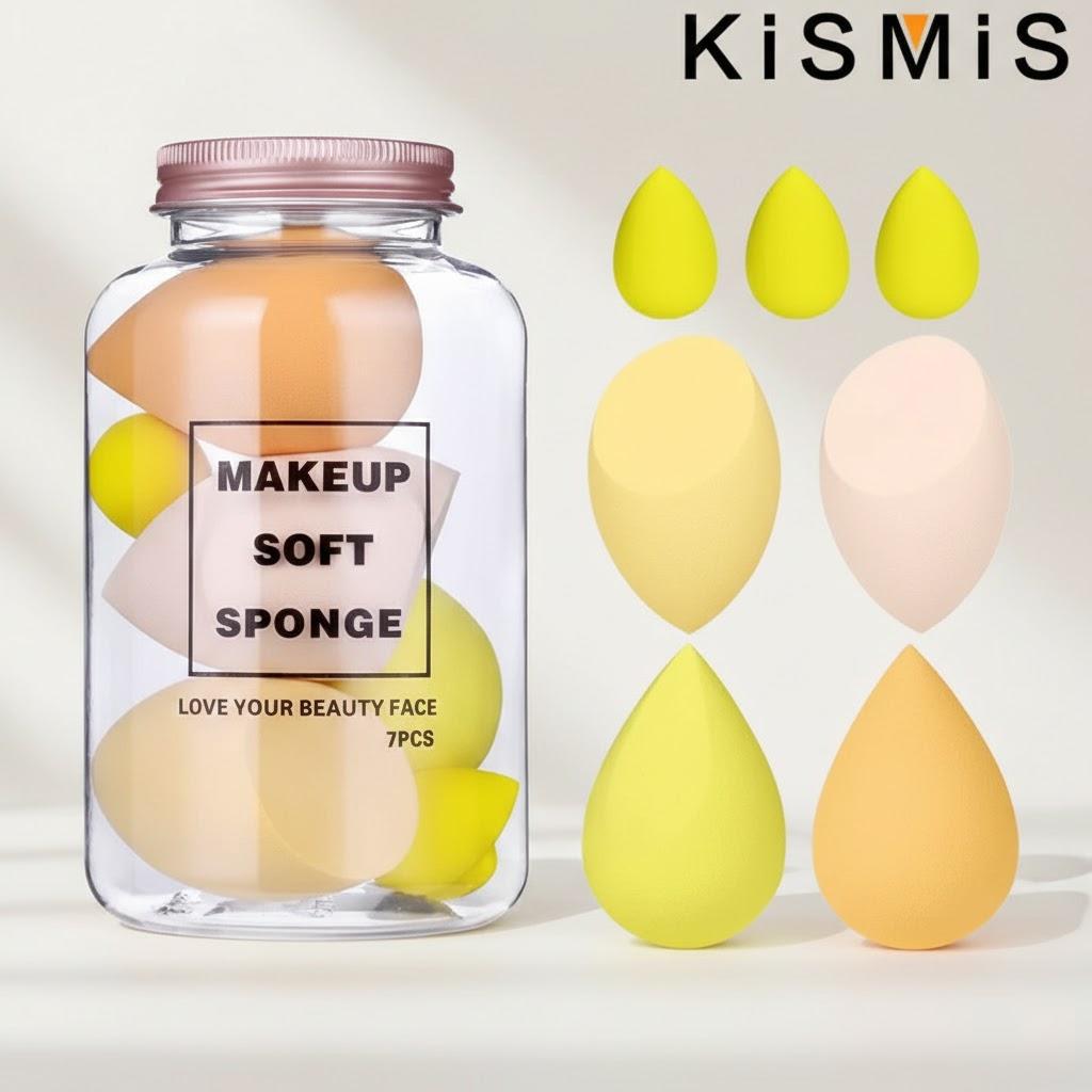 7Pcs Makeup Sponge Set Soft Wet and Dry Use Cosmetic Puff Foundation Powder Beauty Tool Blender for Flawless Finish жёлтый
7Pcs Makeup Sponge Set Soft Wet and Dry Use Cosmetic Puff Foundation Powder Beauty Tool Blender for Flawless Finish жёлтый