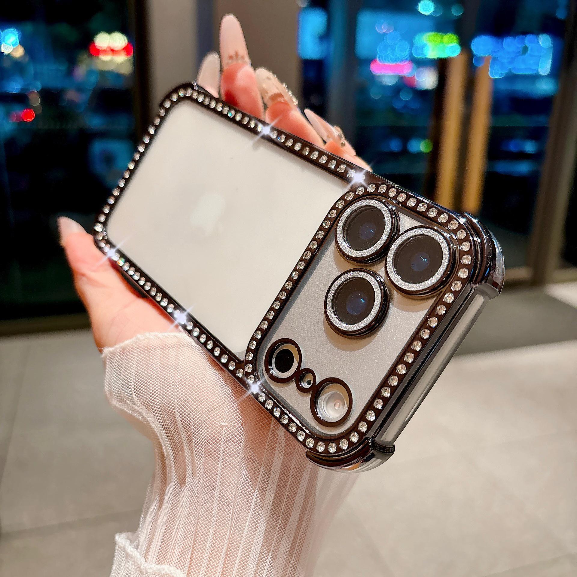 New Shining Diamond Anti-fall Transparent Airbag Case for iPhone 17 Pro Max/16/15 iPhone 17
New Shining Diamond Anti-fall Transparent Airbag Case for iPhone 17 Pro Max/16/15 iPhone 17
