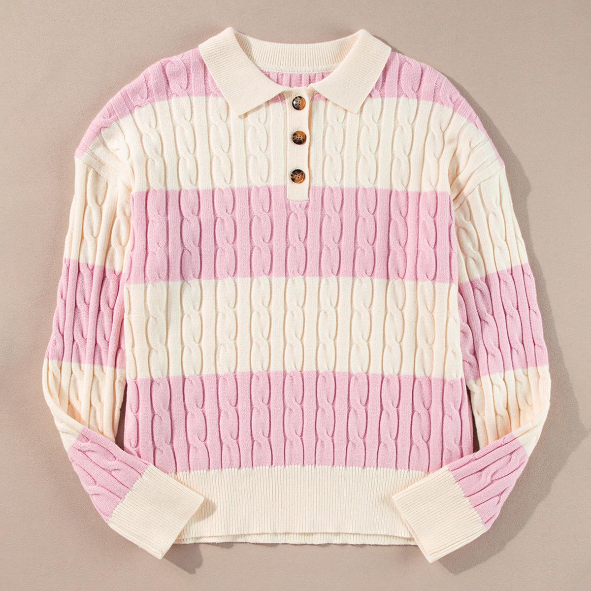 Женский пуловер в радужную полоску Shiying: Повседневный красочный весенний вязаный свитер с отложным воротником Medium розовый
Женский пуловер в радужную полоску Shiying: Повседневный красочный весенний вязаный свитер с отложным воротником Medium розовый