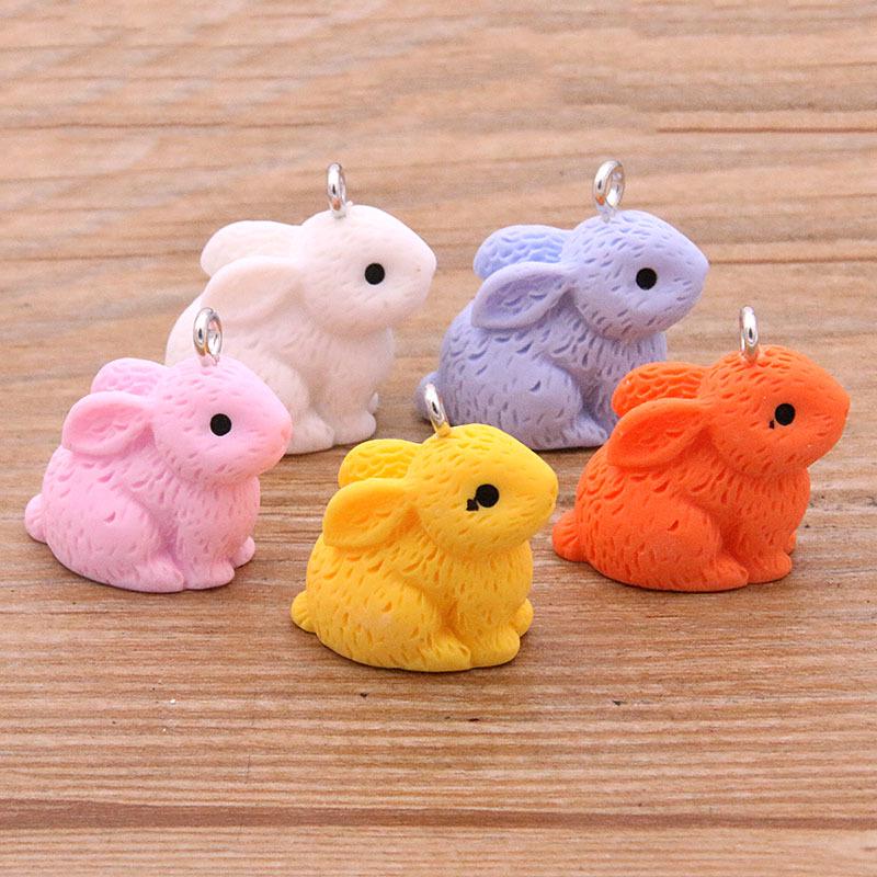 6-Color DIY Resin Rabbit Pendant Charm for Necklace, Bracelet, Bag Ornament (21x21mm) розовый
6-Color DIY Resin Rabbit Pendant Charm for Necklace, Bracelet, Bag Ornament (21x21mm) розовый