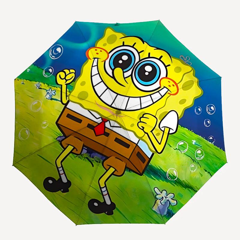 1pc SpongeBob Automatic Folding Umbrella, Portable Collapsible Design, 8-Rib Iron Frame, , All-Season Casual Outdoor Accessory yy0901138
1pc SpongeBob Automatic Folding Umbrella, Portable Collapsible Design, 8-Rib Iron Frame, , All-Season Casual Outdoor Accessory yy0901138