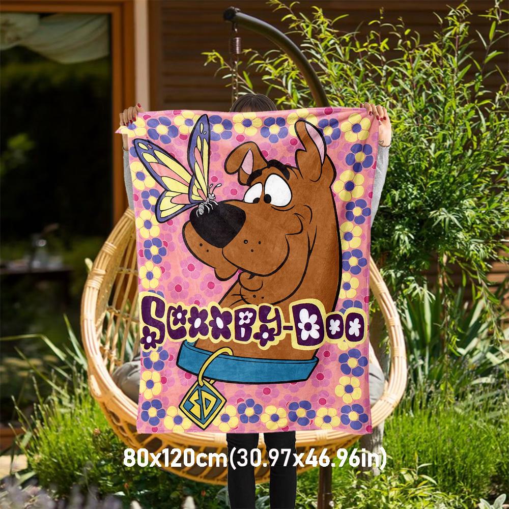 1pc Scooby-Doo Butterfly Flowers Outdoor Blanket - Throw Blanket, Soft , Flannel Blankets, Living Room, Travel, Camping-1102127 80x120cm
1pc Scooby-Doo Butterfly Flowers Outdoor Blanket - Throw Blanket, Soft , Flannel Blankets, Living Room, Travel, Camping-1102127 80x120cm