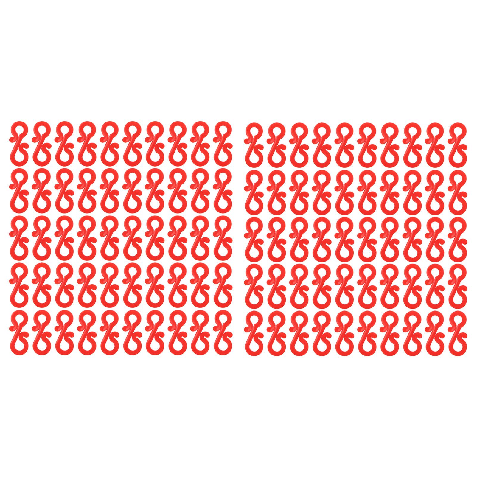 100 шт. рождественские гирлянды, водонепроницаемые, морозостойкие, многоразовые, пластиковые крючки S-образной формы, крючки для желобов, гирлянды Red
100 шт. рождественские гирлянды, водонепроницаемые, морозостойкие, многоразовые, пластиковые крючки S-образной формы, крючки для желобов, гирлянды Red