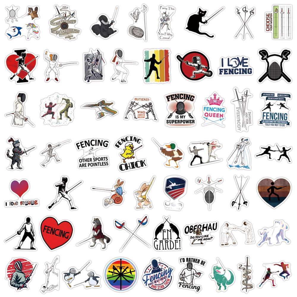 55 Sports Cartoon Sword Stickers: Planner, Stationery, Water Bottle, Computer Decoration, Waterproof
55 Sports Cartoon Sword Stickers: Planner, Stationery, Water Bottle, Computer Decoration, Waterproof