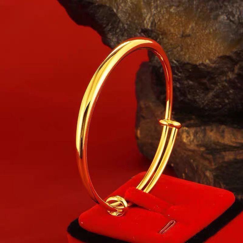 Genuine Vietnam Gold Sand Bangle Women s Smooth Frosted Push-Pull Bracelet - Elegant Gift for Mom
Genuine Vietnam Gold Sand Bangle Women s Smooth Frosted Push-Pull Bracelet - Elegant Gift for Mom