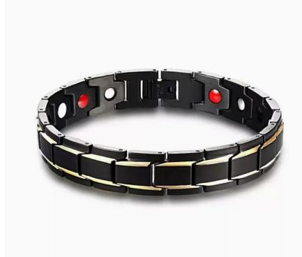 Magnetic Therapy Bracelet for Men Detachable Stainless Steel Link Band Adjustable Size Durable Design with Embedded Magnets for Wellness One Size
Magnetic Therapy Bracelet for Men Detachable Stainless Steel Link Band Adjustable Size Durable Design with Embedded Magnets for Wellness One Size