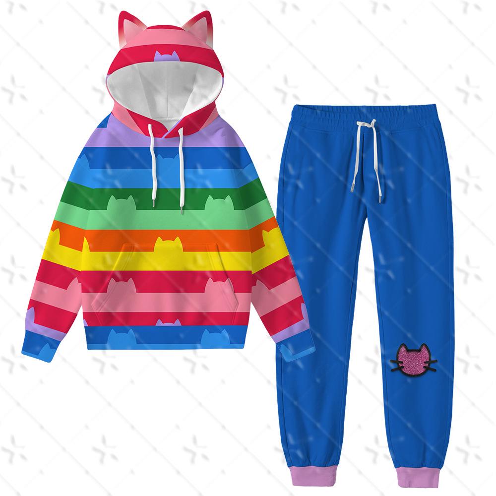 Gabby s Dollhouse Cat Ear Hoodie & Sweatshirt Set - Unisex Cute Style S
Gabby s Dollhouse Cat Ear Hoodie & Sweatshirt Set - Unisex Cute Style S