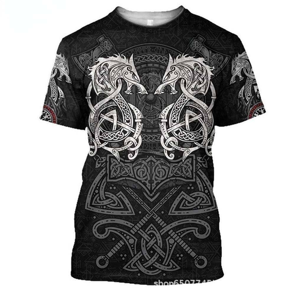 Мужская футболка Viking Tattoo Dragon с коротким рукавом и 3D-принтом, освежающая, дышащая, повседневная, летняя, в стиле хип-хоп S
Мужская футболка Viking Tattoo Dragon с коротким рукавом и 3D-принтом, освежающая, дышащая, повседневная, летняя, в стиле хип-хоп S