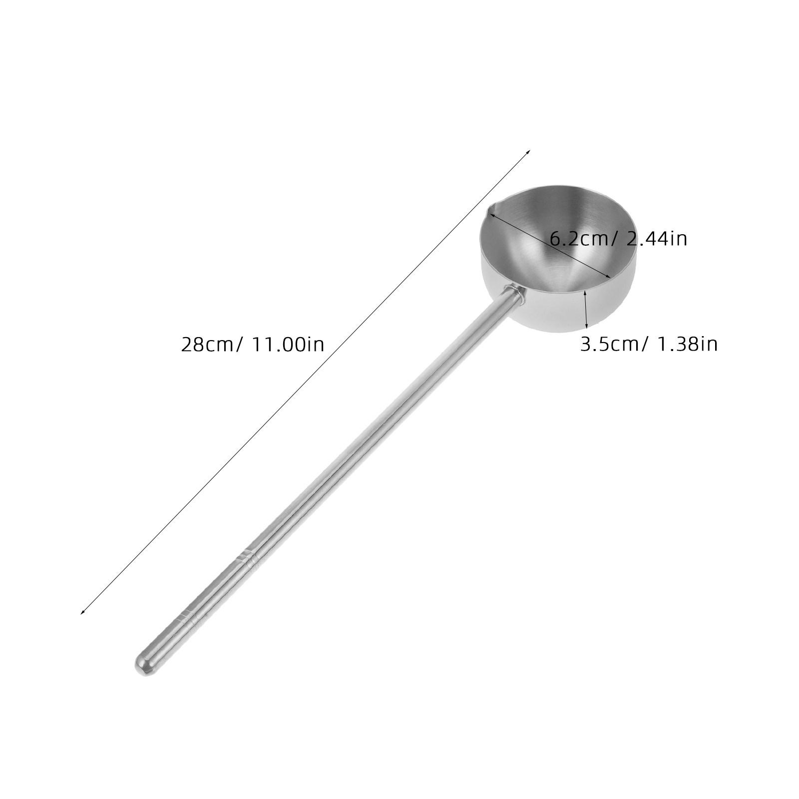 Large Stainless Steel Ladle Deep Scoop Ergonomic Design Oil Heating Spoon for Soup Water Transfer Kitchen Gadget Household Use срібний
Large Stainless Steel Ladle Deep Scoop Ergonomic Design Oil Heating Spoon for Soup Water Transfer Kitchen Gadget Household Use срібний