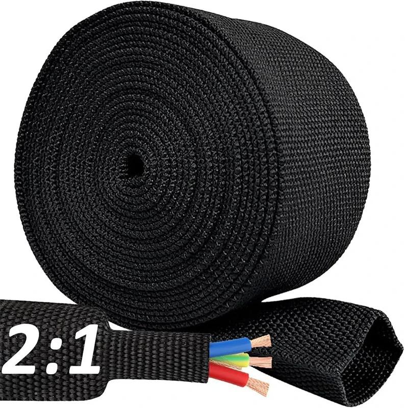 10/1M Heat Shrink Braided Sleeving Mesh Automotive Split Sheathing Wrap Management Heat Shrink Tube Home Device Protect Sleeve 10mm&1M- (1Roll) чорний
10/1M Heat Shrink Braided Sleeving Mesh Automotive Split Sheathing Wrap Management Heat Shrink Tube Home Device Protect Sleeve 10mm&1M- (1Roll) чорний