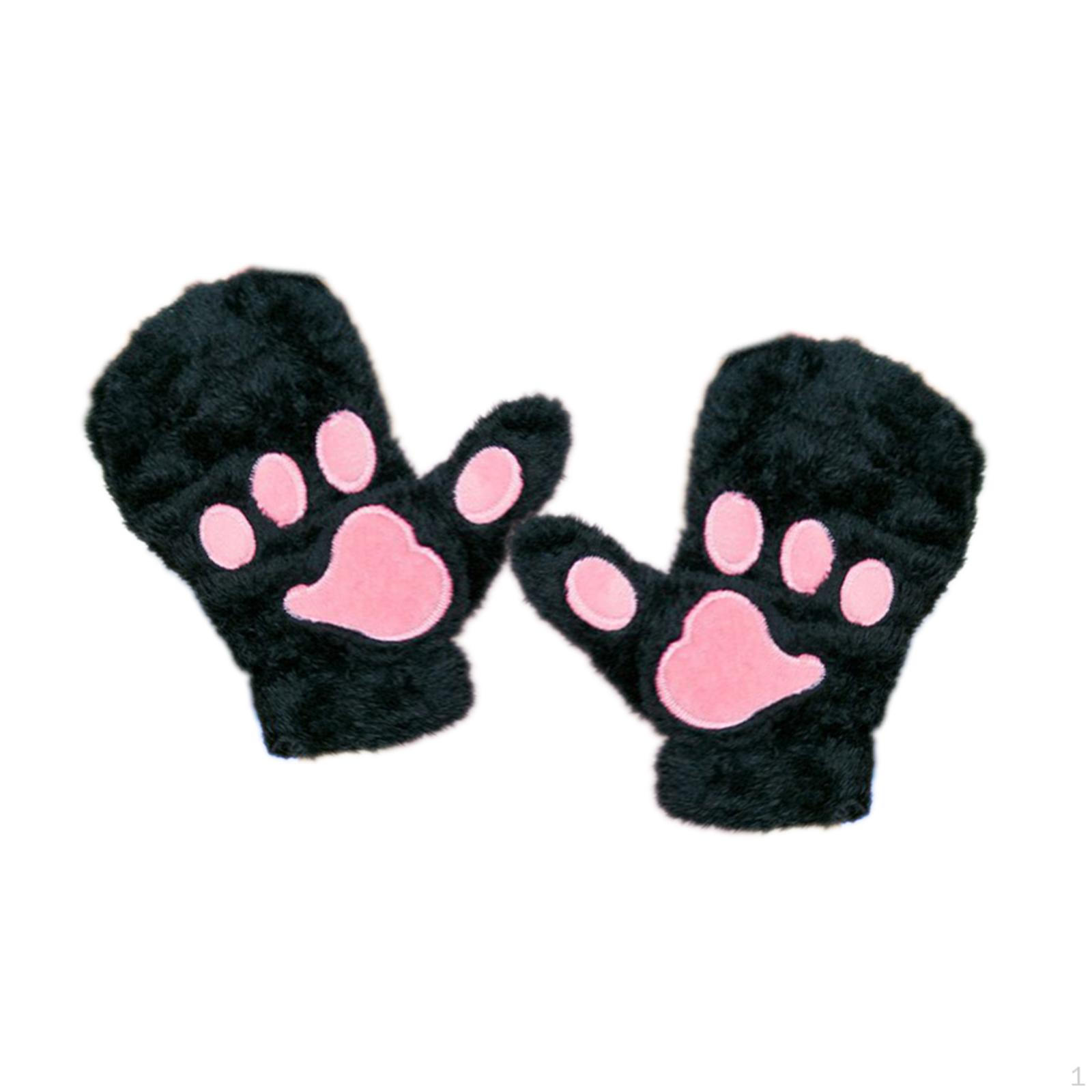 Cartoon Paw Gloves Ladies Girls Womens Mittens Dress up Winter Warm for Festival
Cartoon Paw Gloves Ladies Girls Womens Mittens Dress up Winter Warm for Festival