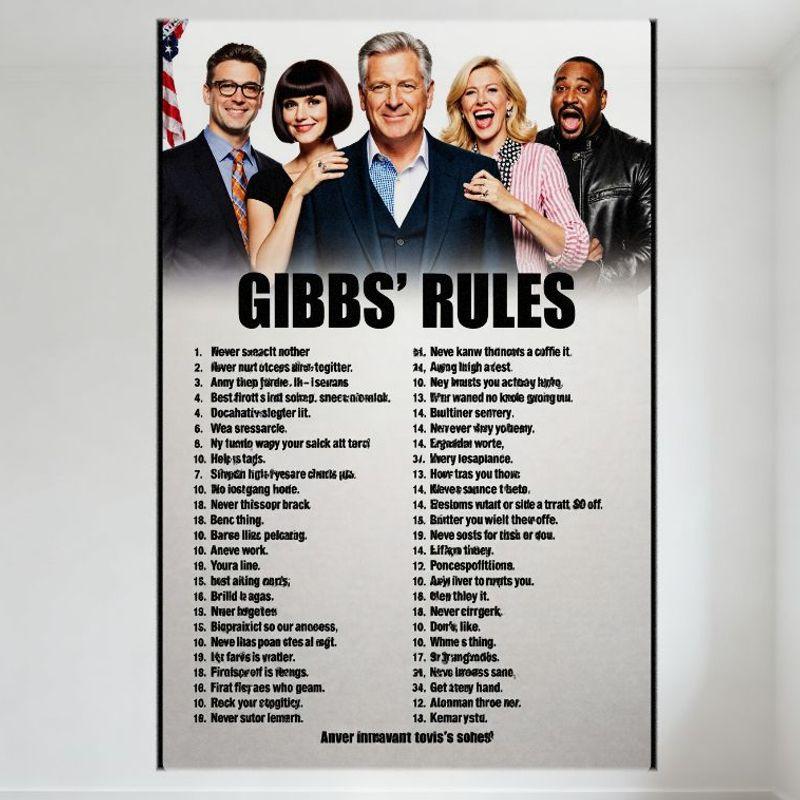GIBBS’ RULES Group Photo American Flag Metal Tin Sign, Vintage Wall Decor for Man Cave Bar Club Home, 16-30 Rules Display Plaque 20x30cm(7.8x11.8inch)
GIBBS’ RULES Group Photo American Flag Metal Tin Sign, Vintage Wall Decor for Man Cave Bar Club Home, 16-30 Rules Display Plaque 20x30cm(7.8x11.8inch)