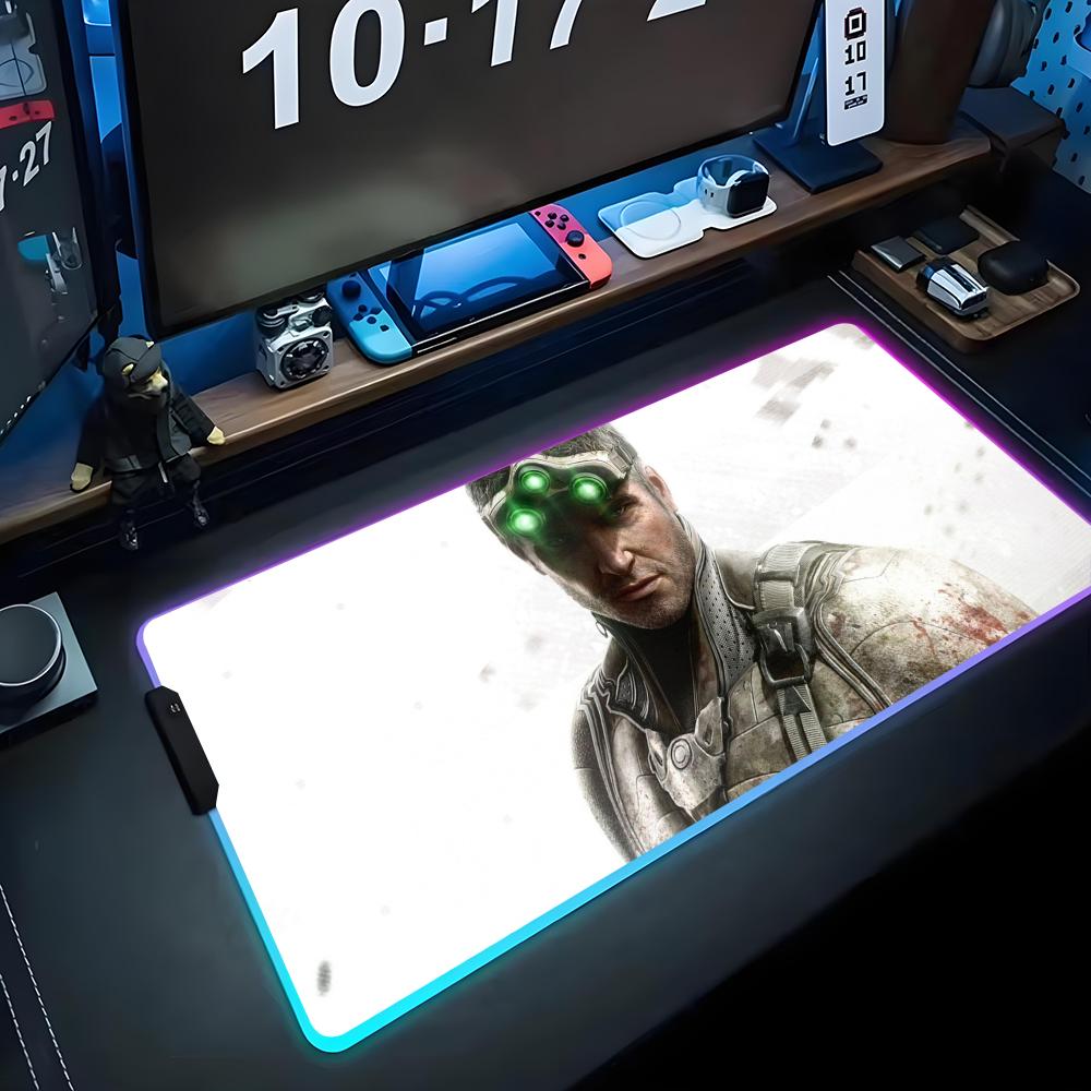 Splinter Cell Mouse Pad RGB Gaming Mousepad Big LED Pad PC Desk Mat Luminous Mouse Pad Large Keyboard Mats Table Rug With RGB600x300x3mm
Splinter Cell Mouse Pad RGB Gaming Mousepad Big LED Pad PC Desk Mat Luminous Mouse Pad Large Keyboard Mats Table Rug With RGB600x300x3mm