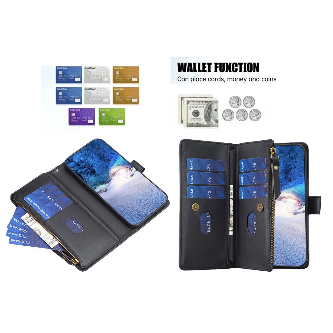 BF Style-19 for iPhone 16 Plus Zipper PU Leather Phone Case Flip Wallet Phone Stand Cover Black
BF Style-19 for iPhone 16 Plus Zipper PU Leather Phone Case Flip Wallet Phone Stand Cover Black