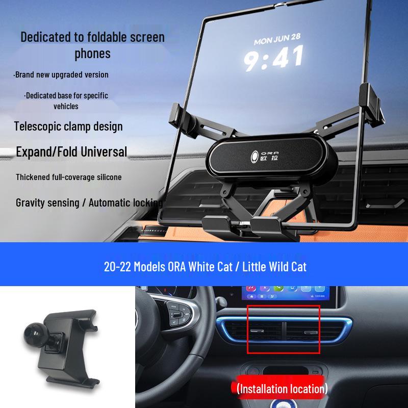 ORA IQ Cat Series Foldable Car Navigation Screen Mobile Phone
ORA IQ Cat Series Foldable Car Navigation Screen Mobile Phone
