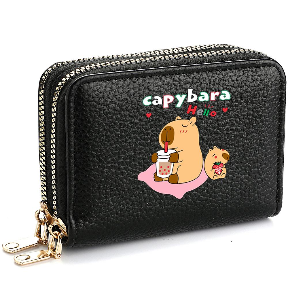 Capybara Ladies Printed Cute Coin Wallet, PU Leather ID Card Bank Card Zipper Card Wallet, Suitable for Women s Daily Use
Capybara Ladies Printed Cute Coin Wallet, PU Leather ID Card Bank Card Zipper Card Wallet, Suitable for Women s Daily Use