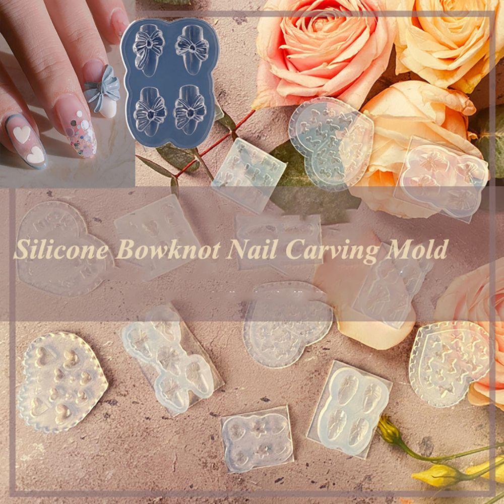 Crafts 3D Bowknot Manicure Tools UV Gel Nail Carving Mold Bear Mould Silicone Molds Nail Stencils
Crafts 3D Bowknot Manicure Tools UV Gel Nail Carving Mold Bear Mould Silicone Molds Nail Stencils